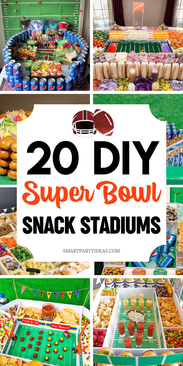 20 Genius Super Bowl Snack Stadiums - Smart Party Ideas