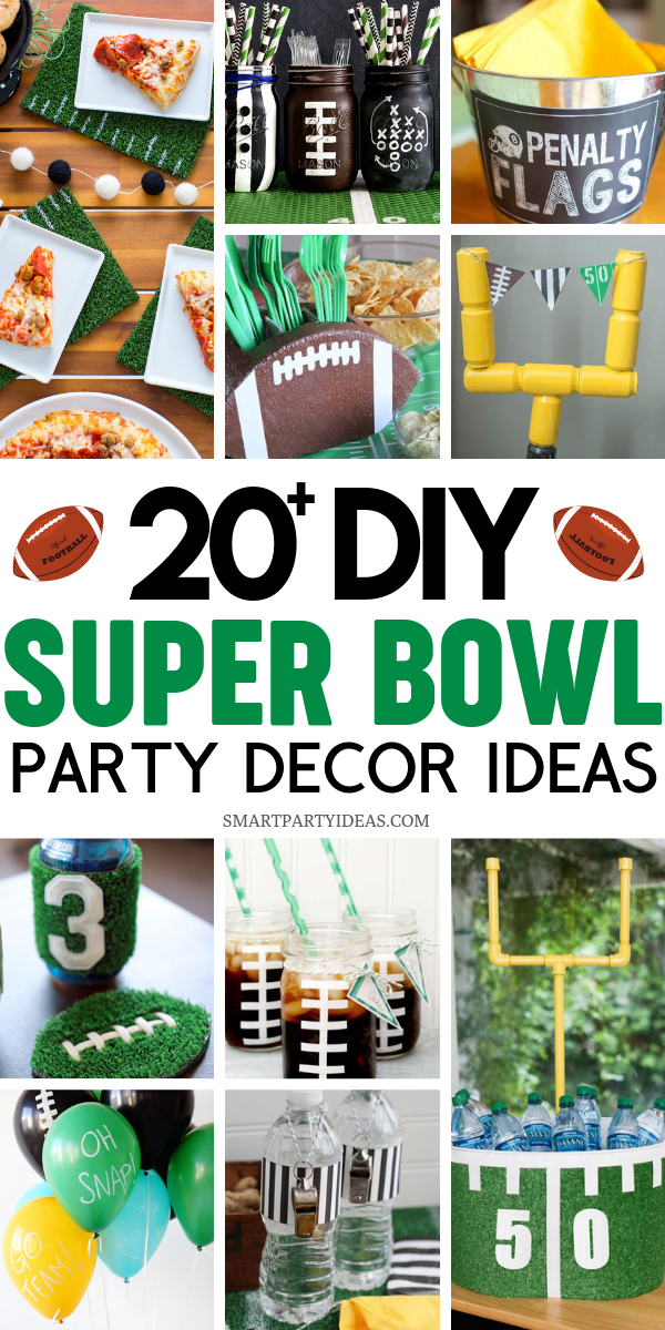 25 Clever DIY Super Bowl Decor Ideas - Smart Party Ideas