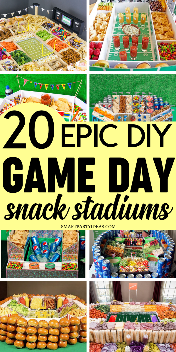 20 Genius Super Bowl Snack Stadiums - Smart Party Ideas