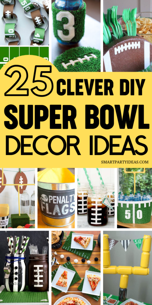 25 Clever DIY Super Bowl Decor Ideas Smart Party Ideas