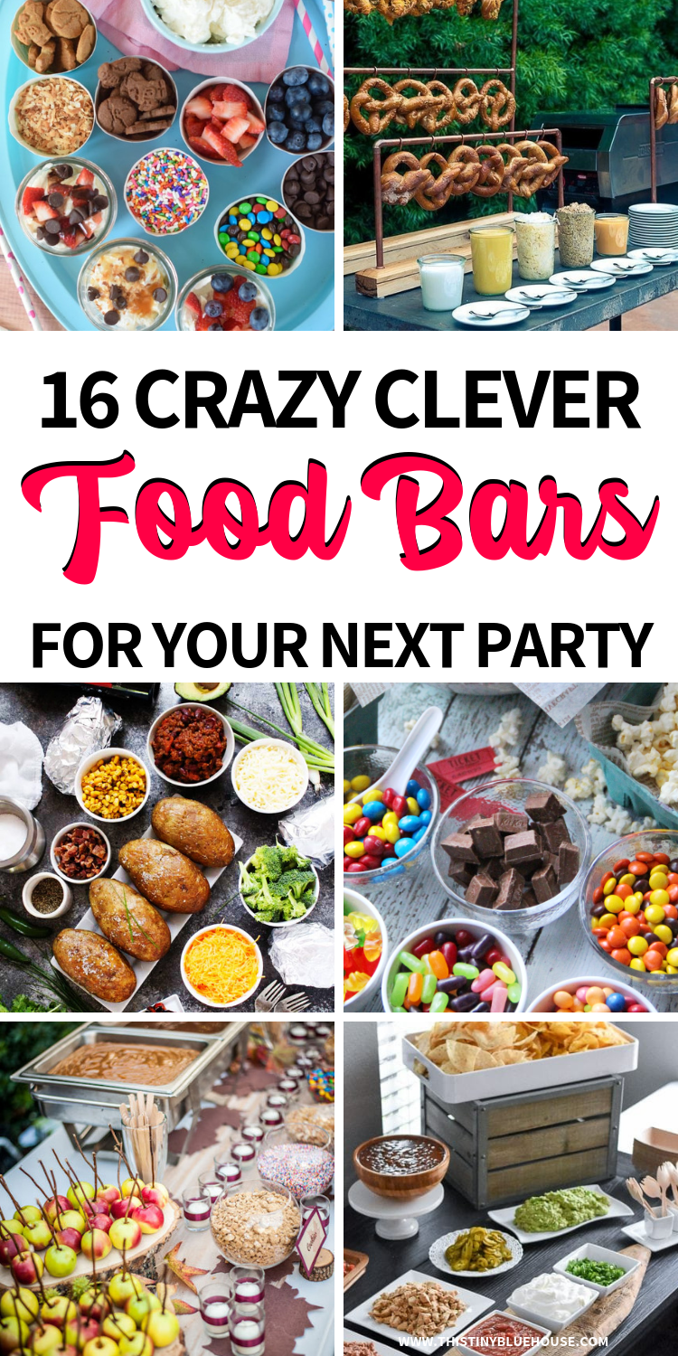 15 Fabulous Food Bar Ideas For Any Event - Smart Party Ideas