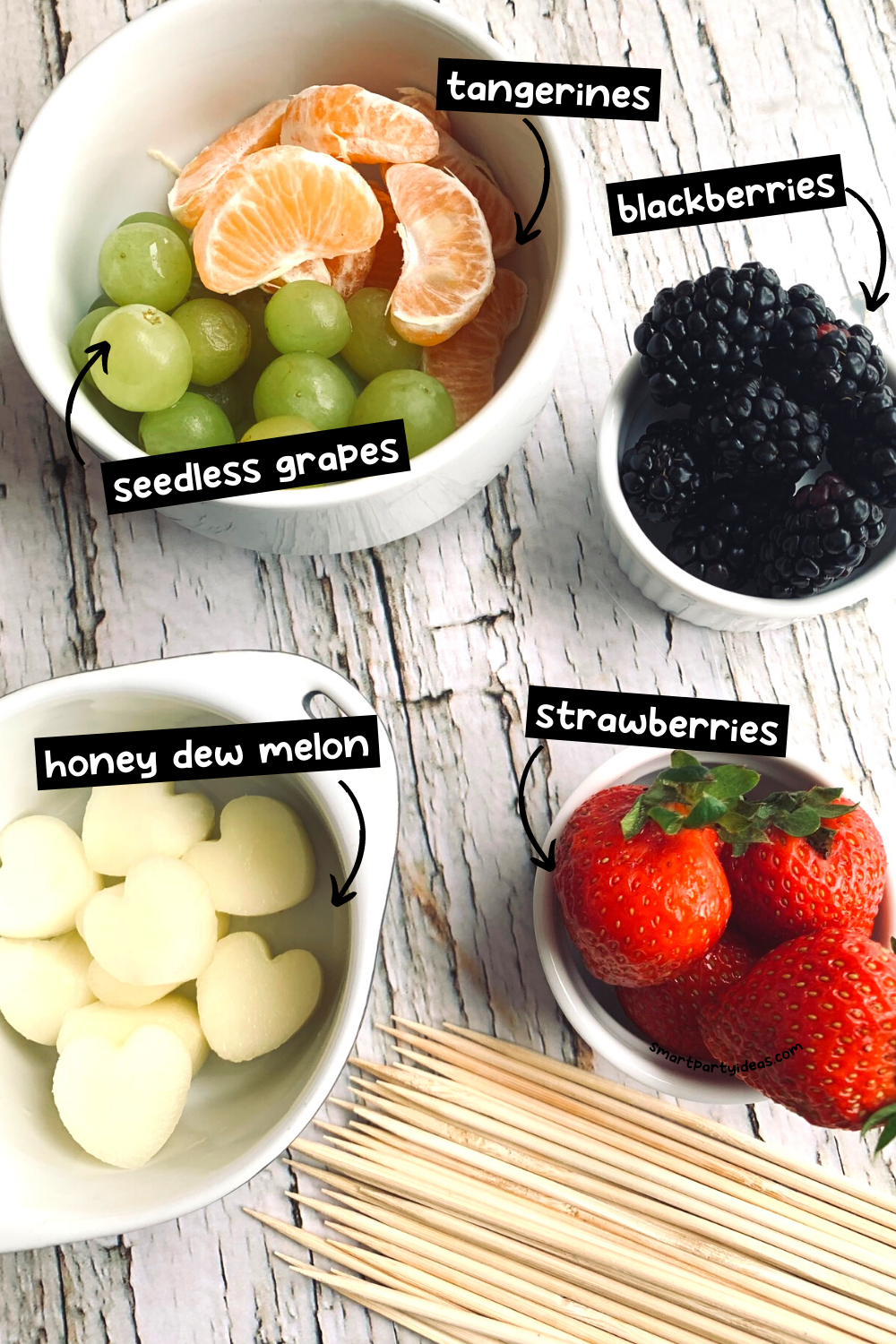 Simple Fruit Kebabs (#1 Easy Healthy Birthday Party Snack For Kids ...